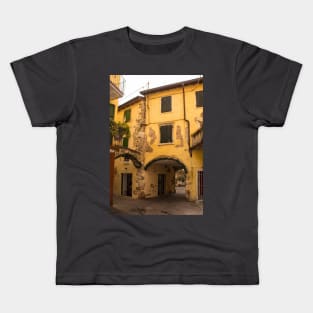 Street in Garda in North East Italy Kids T-Shirt